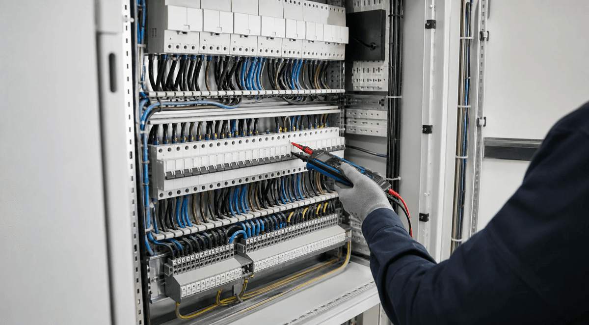 Contrôle technique d’un tableau de distribution électrique